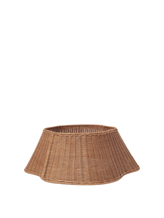 Flettet juletreskjørt Drape i rotting fra Ferm Living