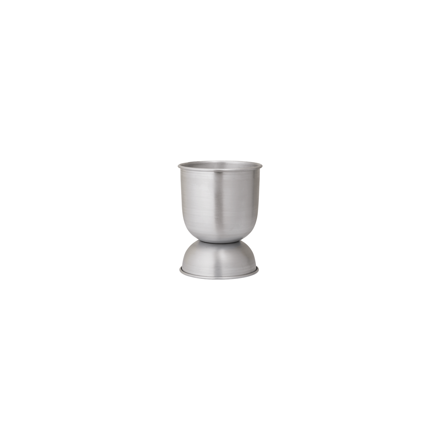 Potte Hourglass Extra small (H30 x Ø21 cm) i aluminium fra Ferm Living.