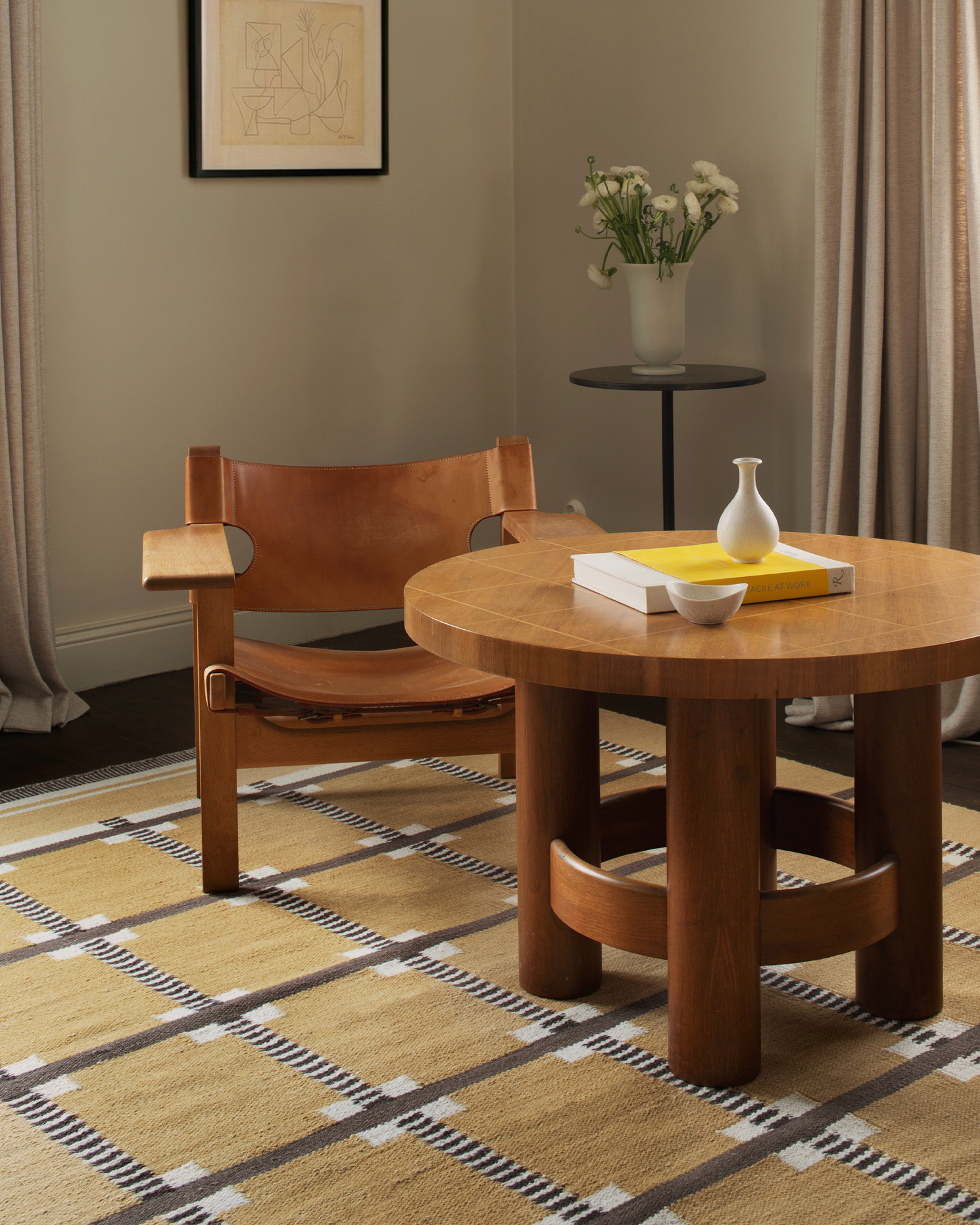 Teppe Röllakan Ruth i fargen Harvest Yellow fra Layered.