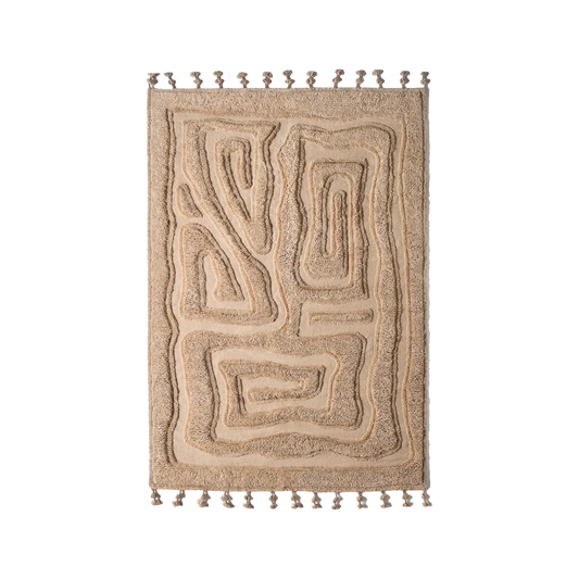 Teppe Beaten Track i Ginger / Sand fra Dusty Deco.