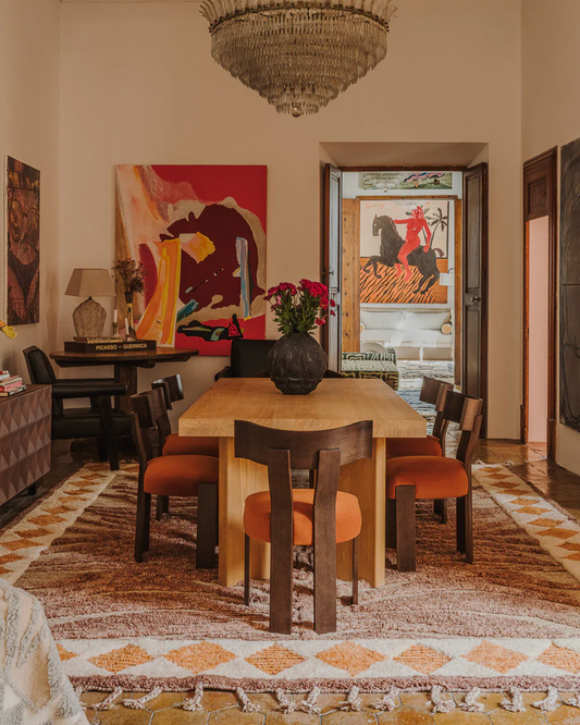 Teppe WIldcat i Burnt Brown / terracotta fra Dusty Deco.