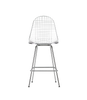 Vi blir aldri lei av de vakre og funksjonelle spisestolene Eames Wire Chair DKX i bøyd og sveiset ståltråd som ble designet av Charles og Ray Eames på midten av 50-tallet. Og nå finnes det også en superfin barstol-variant!