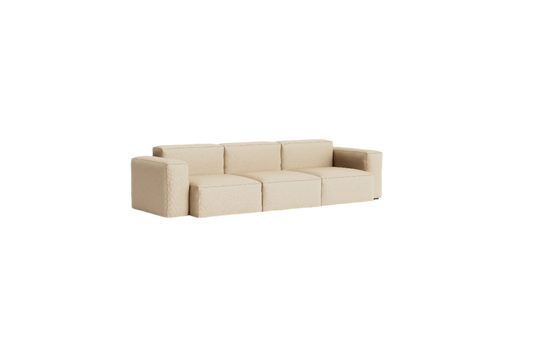 Sofa Mags Soft Low 3-seter fra Hay med tekstil Hallingdal 220