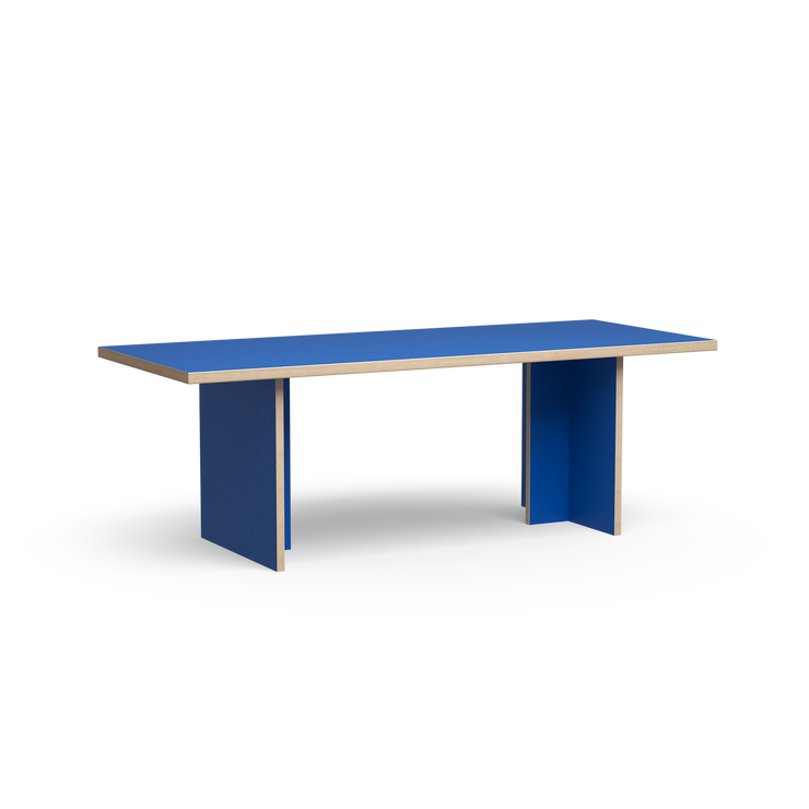 Spisebordet Dining Table Rectangular 220x90 cm Blue