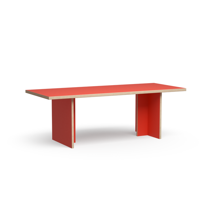 Spisebordet Dining Table Rectangular 220x90 cm Orange