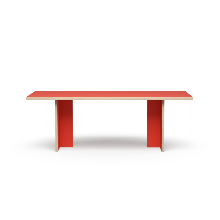 Spisebordet Dining Table Rectangular 220x90 cm Orange