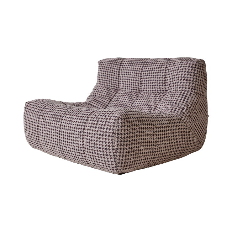 Lenestolen Lazy Lounge Chair fra HK Living i tekstilet Lobby
