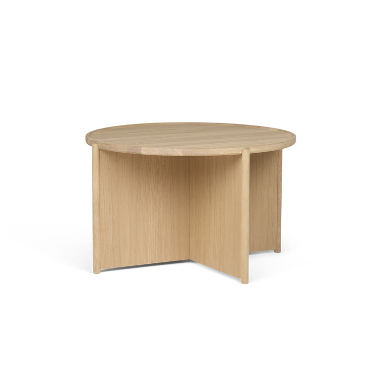Sofabordet Cling Coffee Table fra Northern i lysoljet eik, Ø70 cm