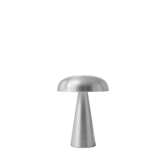 Oppladbar bordlampe Como aluminium