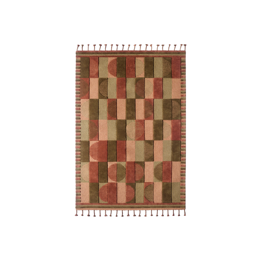 Teppe Murillo Rug Multi Neutral fra Dusty Deco.