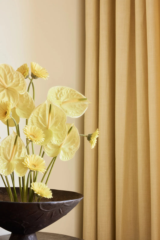 Havregul vevd lingardin