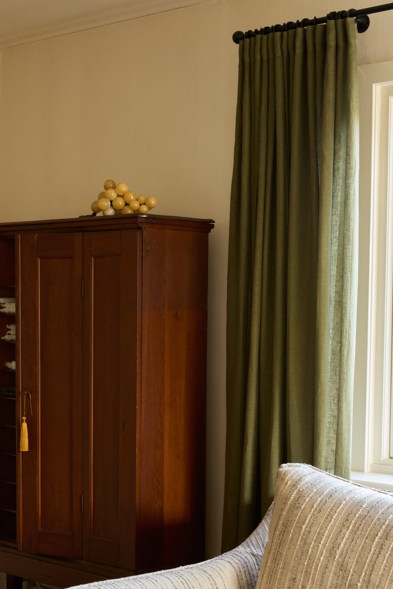 Tynn lingardin fra Gotain i fargen Khaki