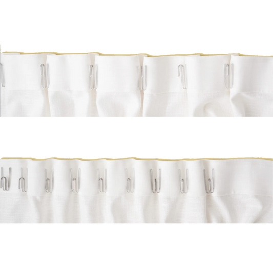 Gardinkroker 10 stk fra Gotain: Gardinkroker fra Gotain skaper pene og jevne folder på gardinene dine. Disse kommer i en lav variant og en høy variant, tilpasset enten gardinstang eller gardinskinner.