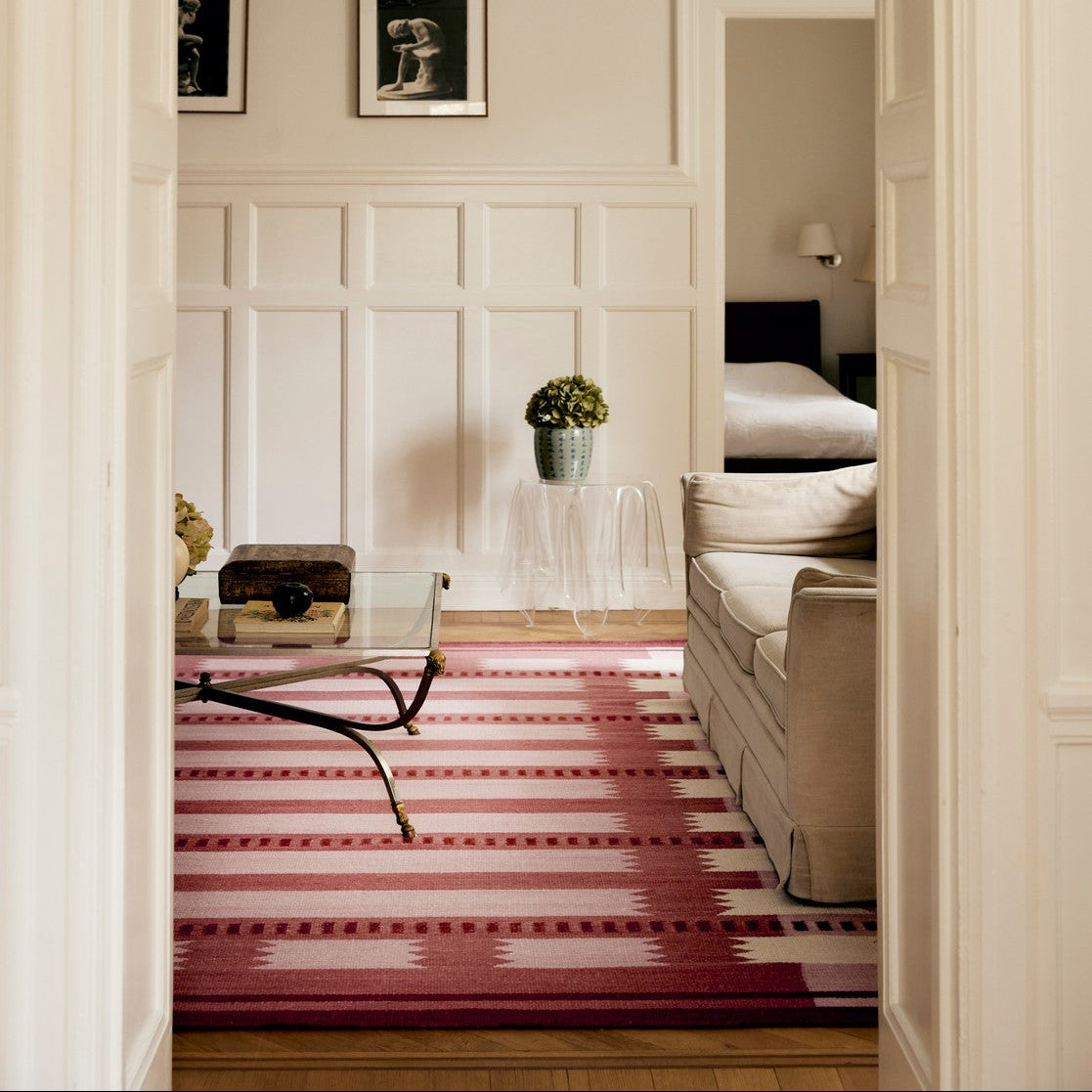 Teppe Röllakan fra Layered, Iris Raspberry