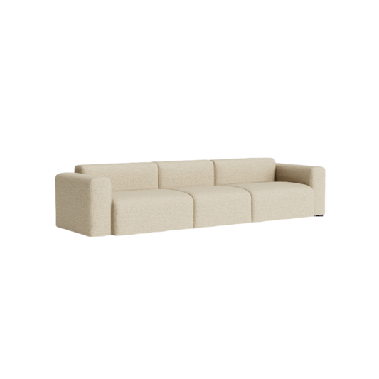 Sofa Mags Low armrest 3-seter fra Hay, kombinasjon 1, tekstil Tadao 200