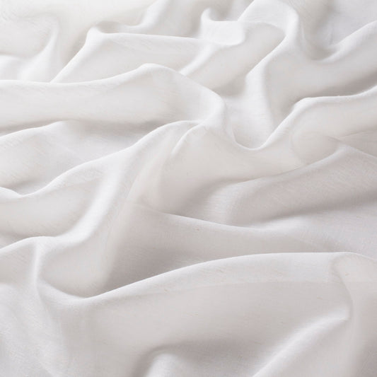 Gardintekstil tynn linlook Calm, farge 090 Hvit