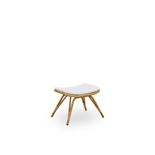 Fotstøtte Monet Footstool fra Sika Design i fargen Antique, med pute