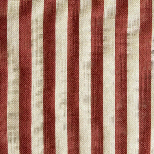 Mørkleggende vevd lingardin Stripe i fargen rød/ Burgundy fra Gotain.