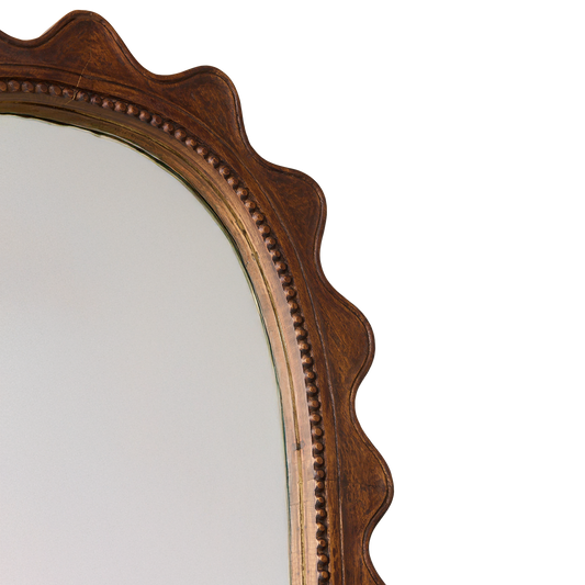 Speil Wooden Ripple Mirror fra HKliving.