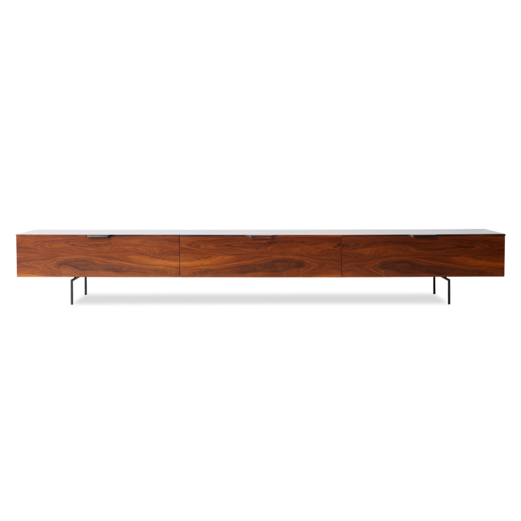 Skjenk / TV-møbel Rosewood Veneer i palisander fra HK Living med bredde 250 cm.