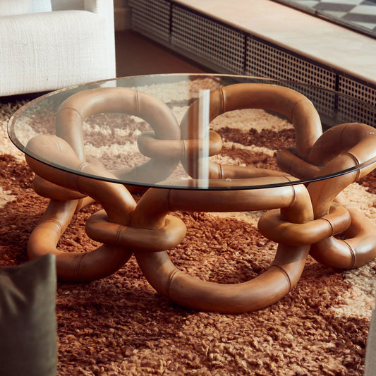 Sofabord Bamboo Bracelet fra Dusty Deco