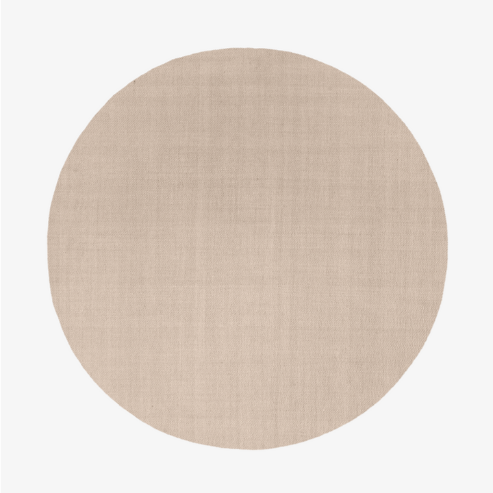 Found rug 5 i farge sanded beige