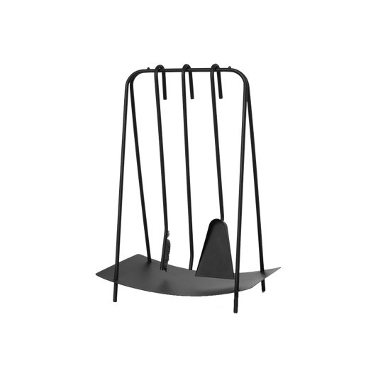 Gi peisstuen et enkelt og stilrent løft med nye verktøy! Kommer med ildrake, spade og kost.