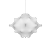 Takpendel Taraxacum P2 fra Flos. Lampen, designet av mesterne Achille &amp; Pier Giacomo Castiglioni i1960, kommer i to ulike størrelser med litt ulik fasong.