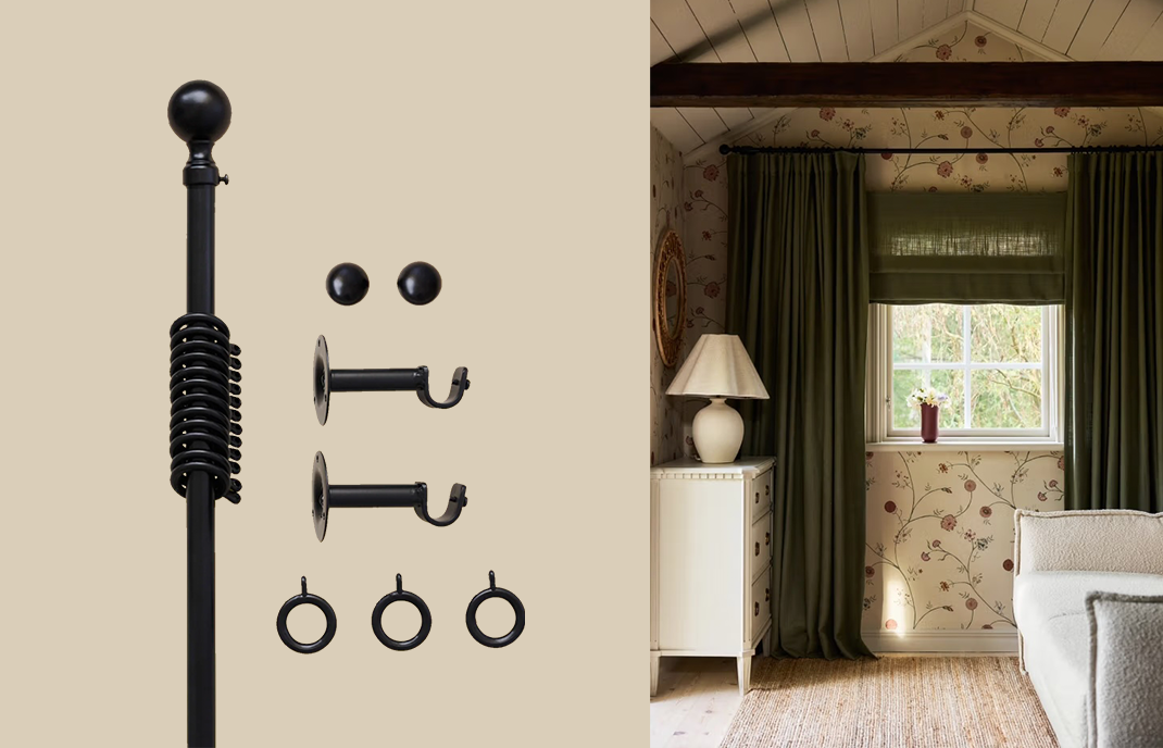 Gardinoppheng og tilbehør