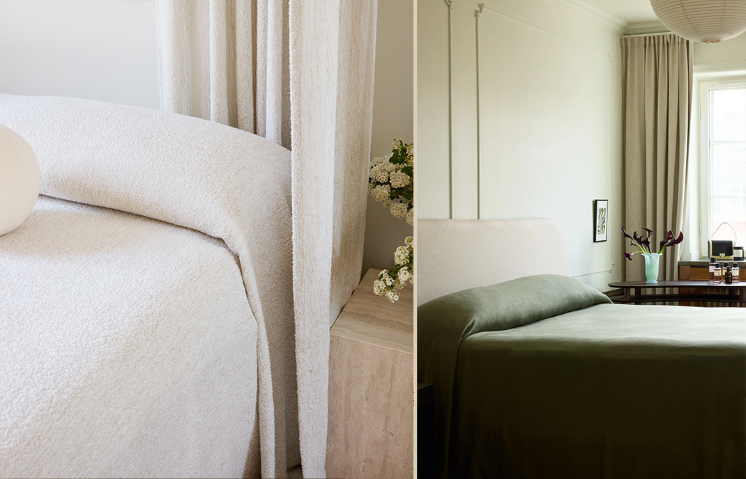 Sengetepper på mål