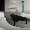 Sofabord Puddle Table fra Massproductions i heltre svartbeiset ask. 