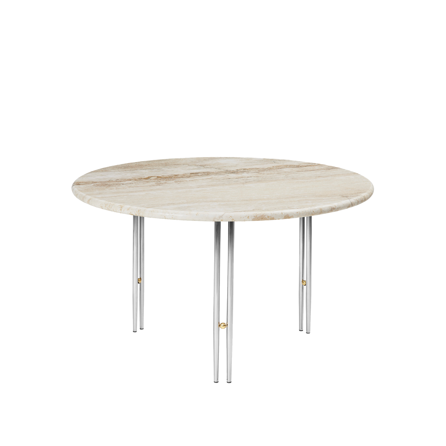 Det elegante sofabordet IOI fra Gubi, designet av superduoen GamFratesi, hyller klassisk Art Deco-estetikk.
