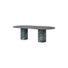 Avlangt og elipseformet spisebord Epic Outdoor Dining Table fra Gubi.