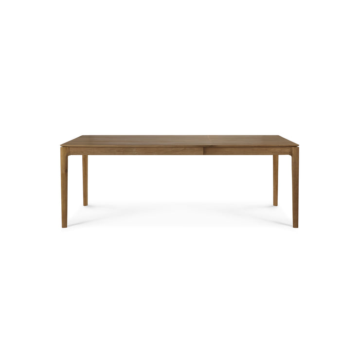 Spisebord Bok Dining Table Extendable fra Ethnicraft med finish i ubehandlet teak
