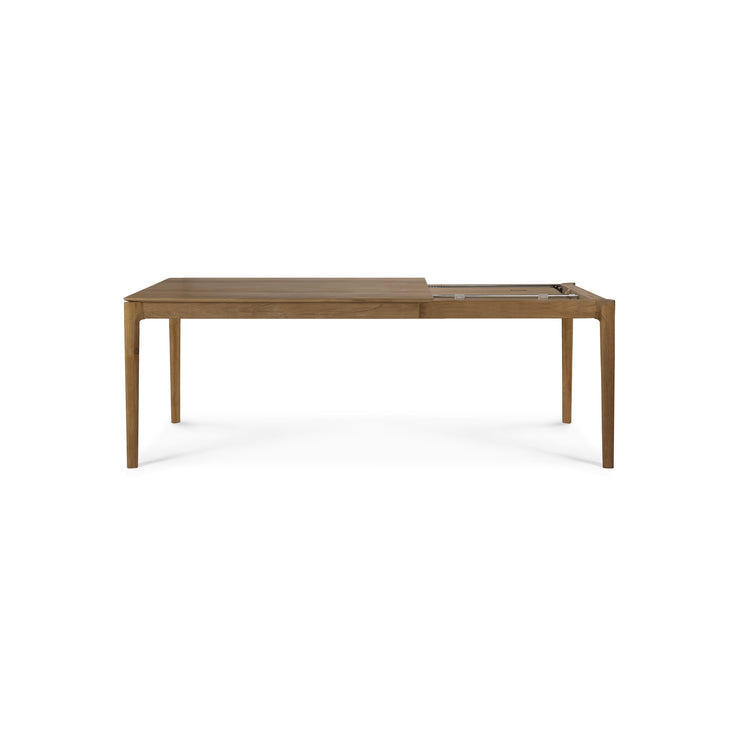 Spisebord Bok Dining Table Extendable fra Ethnicraft med finish i ubehandlet teak