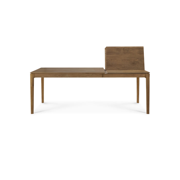Spisebord Bok Dining Table Extendable fra Ethnicraft med finish i ubehandlet teak