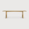 Spisebord Geometric Dining Table fra Ethnicraft med finish i oljet eik, størrelse 250x100 cm