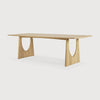 Spisebord Geometric Dining Table fra Ethnicraft med finish i oljet eik, størrelse 250x100 cm