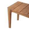 Designet til benken Bok Outdoor Bench fra Ethnicraft er elegant, både bena og sitteflaten har vakkert avrundede kanter og visuelt sett tar spisebordet Bok liten plass i rommet. 