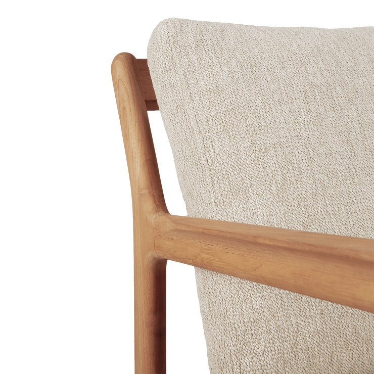 Sofa Jack Outdoor Sofa 2-seter fra Ethnicraft med pute i beige/Natural.