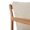 Sofa Jack Outdoor Sofa 2-seter fra Ethnicraft med pute i beige/Natural.