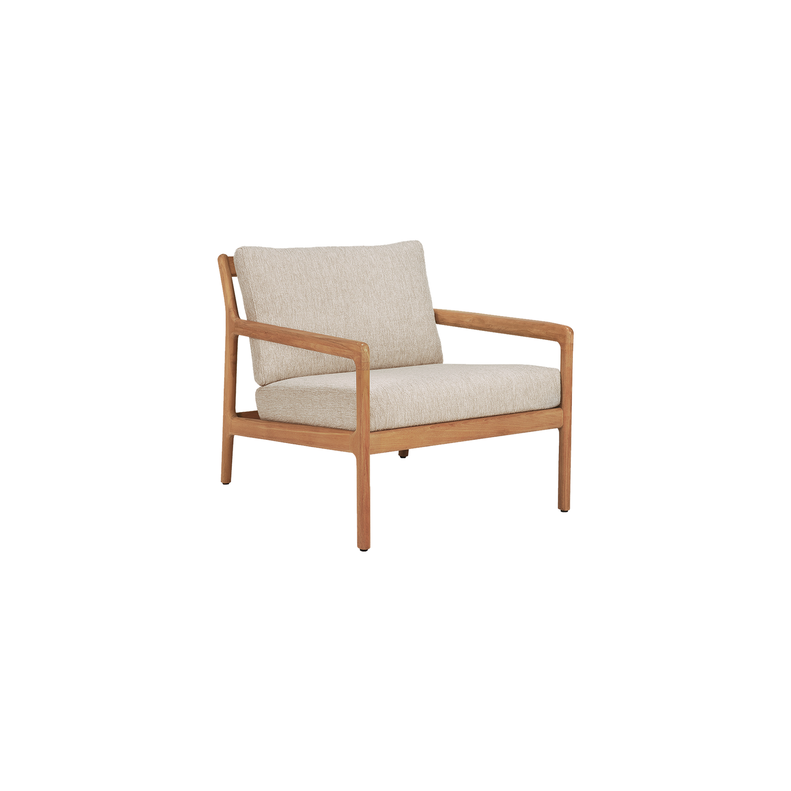 Ethnicraft sin komfortable loungestol Jack Outdoor Lounge Chair er en del av Jack Outdoor-serien, designet av Jacques Deneef. 