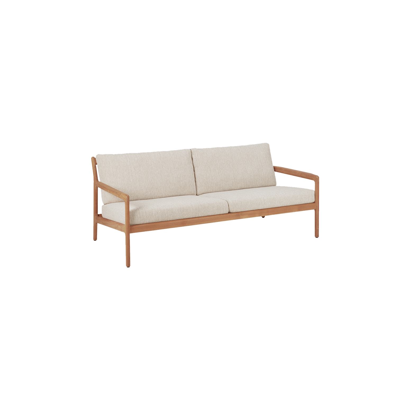 Ethnicraft sin komfortable Sofa Jack Outdoor Sofa 2-seter er en del av Jack Outdoor-serien, designet av Jacques Deneef.