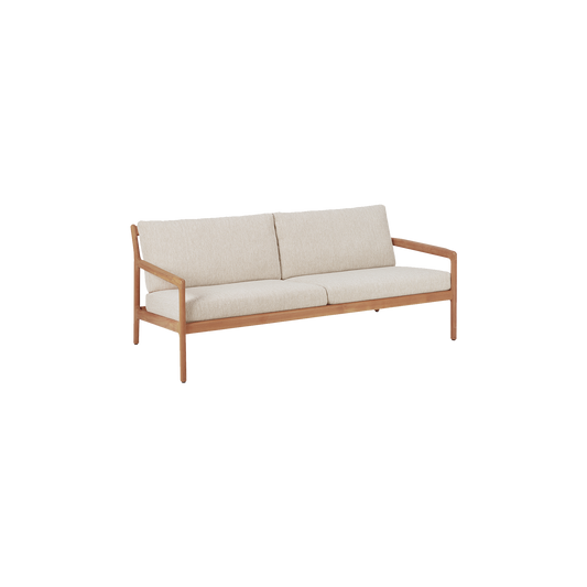 Ethnicraft sin komfortable Sofa Jack Outdoor Sofa 2-seter er en del av Jack Outdoor-serien, designet av Jacques Deneef.