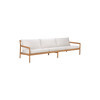 Ethnicraft sin komfortable Sofa Jack Outdoor Sofa 3-seter er en del av Jack Outdoor-serien, designet av Jacques Deneef.