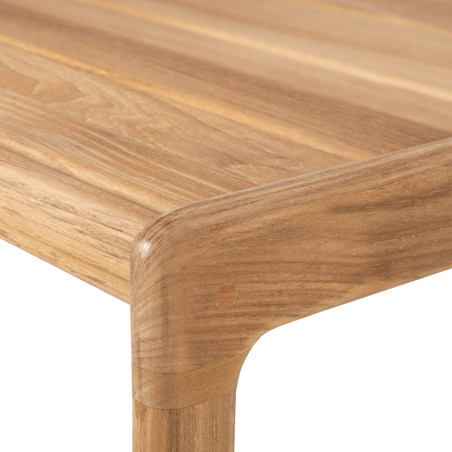 Vi elsker de diskret sammenføyningene i sidebordet Jack Outdoor Side Table fra Ethnicraft – de vitner om godt håndverk og tilfører det lille ekstra!