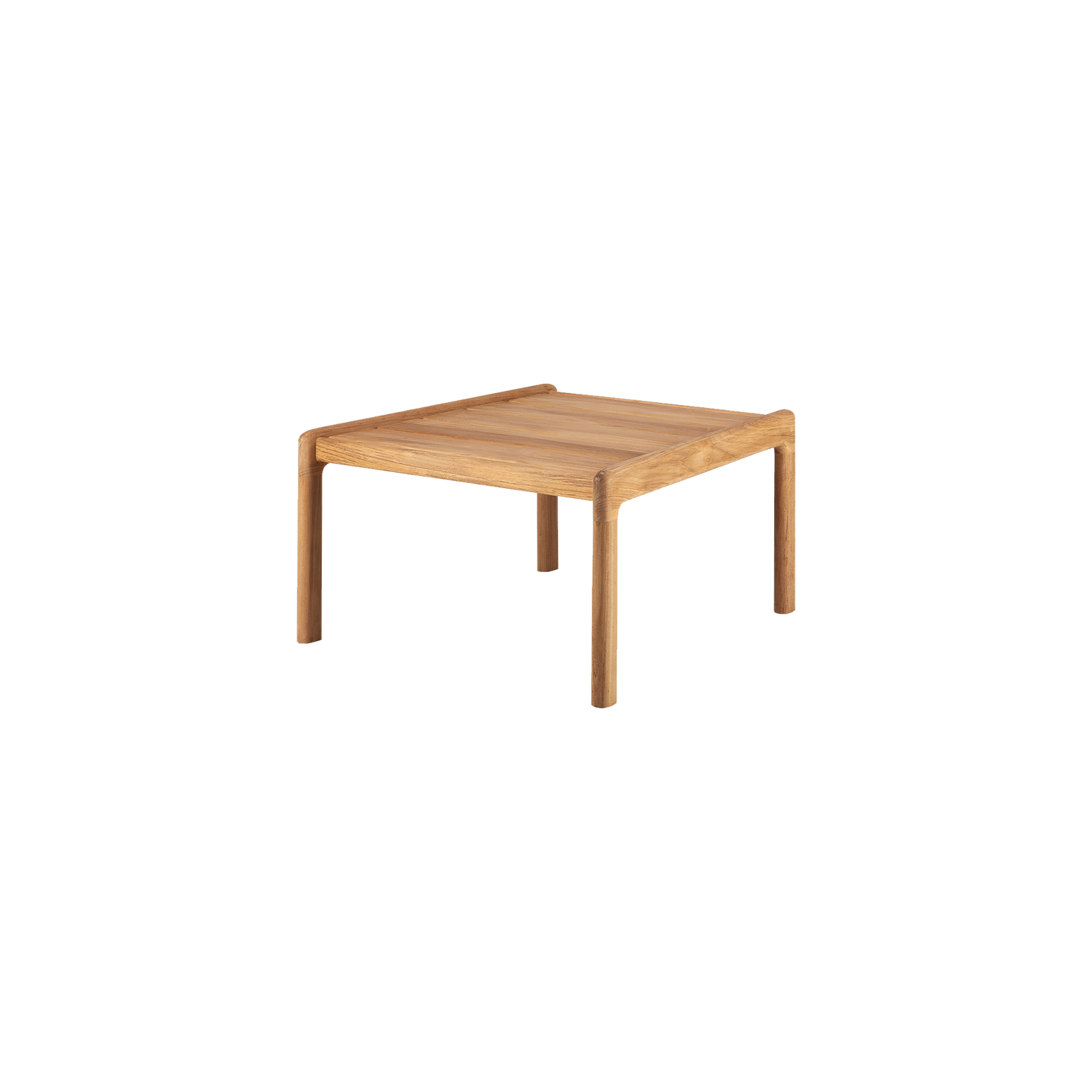Ethnicraft sitt sidebord Jack Outdoor Side Table er en del av Jack Outdoor-serien, designet av Jacques Deneef.