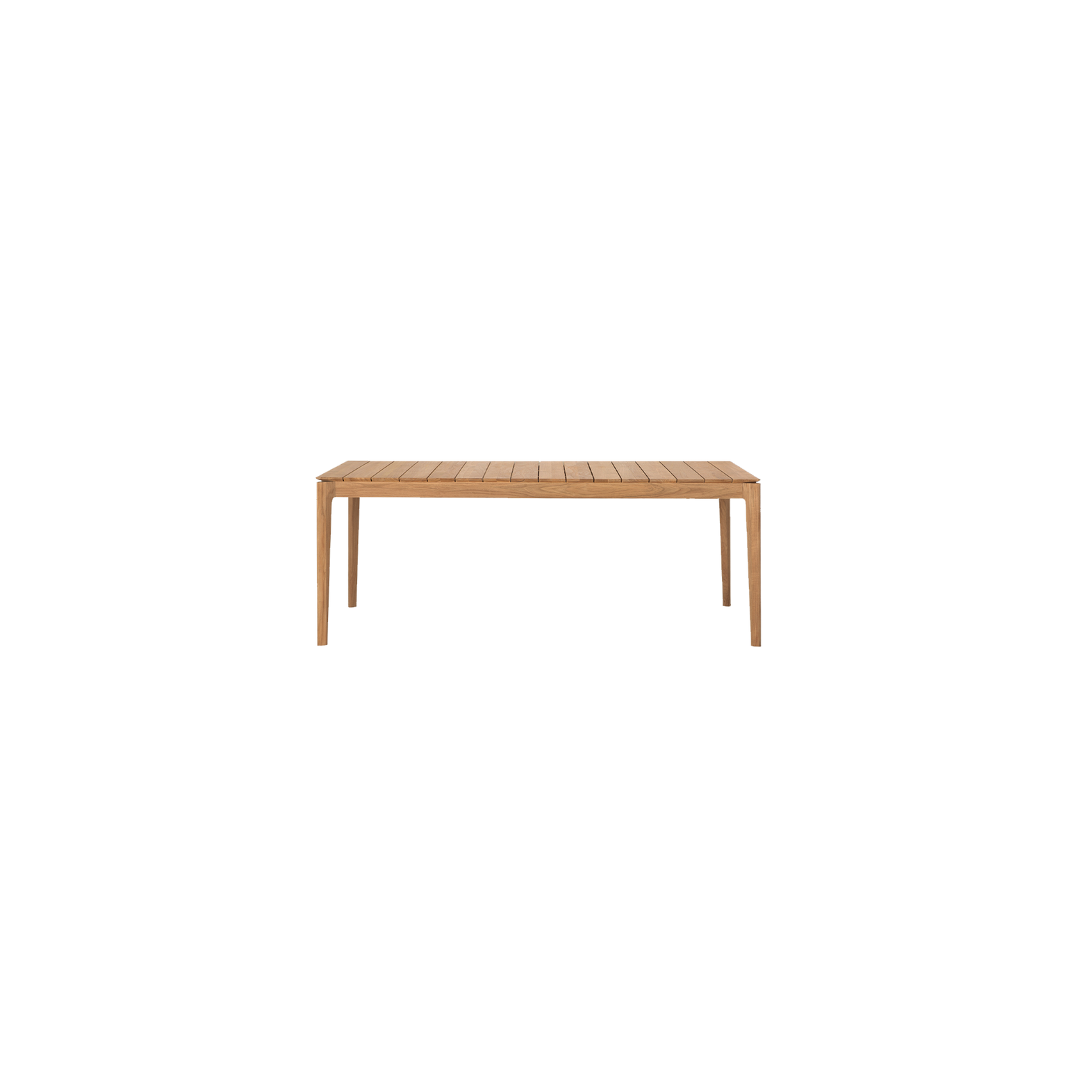 Det tidløse uttrykket til spisesbordet Bok Outdoor Extendable Dining Table fra Ethnicraft gjør at det fint kan passe inn i moderne hjem såvel som i mer rustikke og klassiske innredninger. 