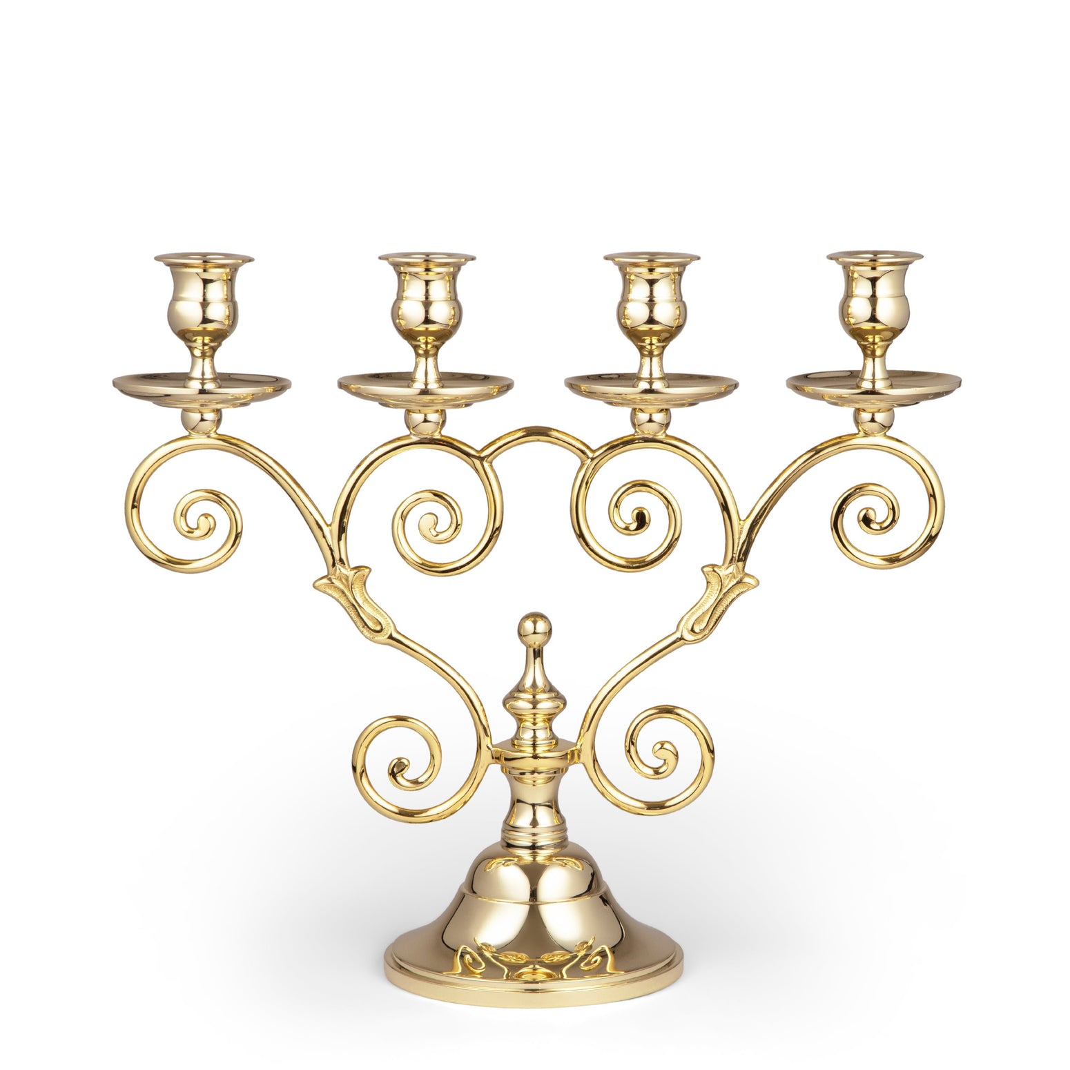 Lysestake Mistel Candle Holder i blankpolert messing fra Skultuna