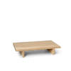 Bord Kona Low Table fra Ferm Living i naturlig eik.